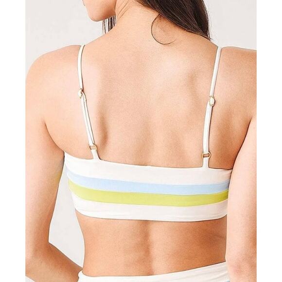 L Space Rebel Stripe Bikini Top S NWT - Picture 3 of 4